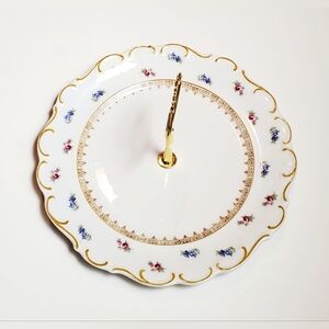 Vintage Bavaria Schumann Floral One Tier Serving Tray